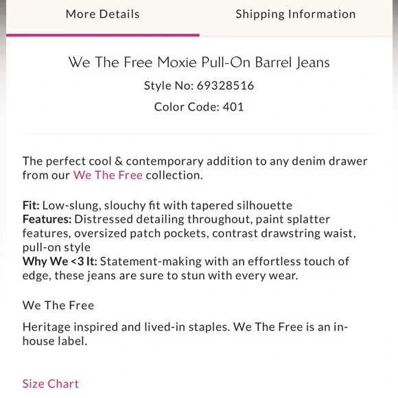 We The Free Moxie Pull On Barrel Jeans - Picture 8 of 12